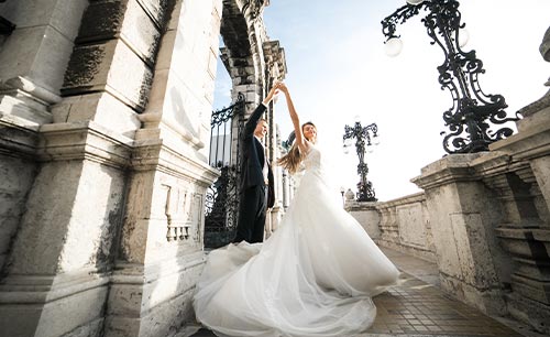 Photographe Mariage haut de gamme Rennes - Photo des mariés