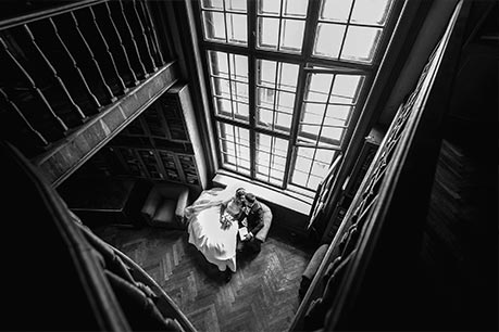 Photographe Mariage Rennes Haut de Gamme - Photo dans un château